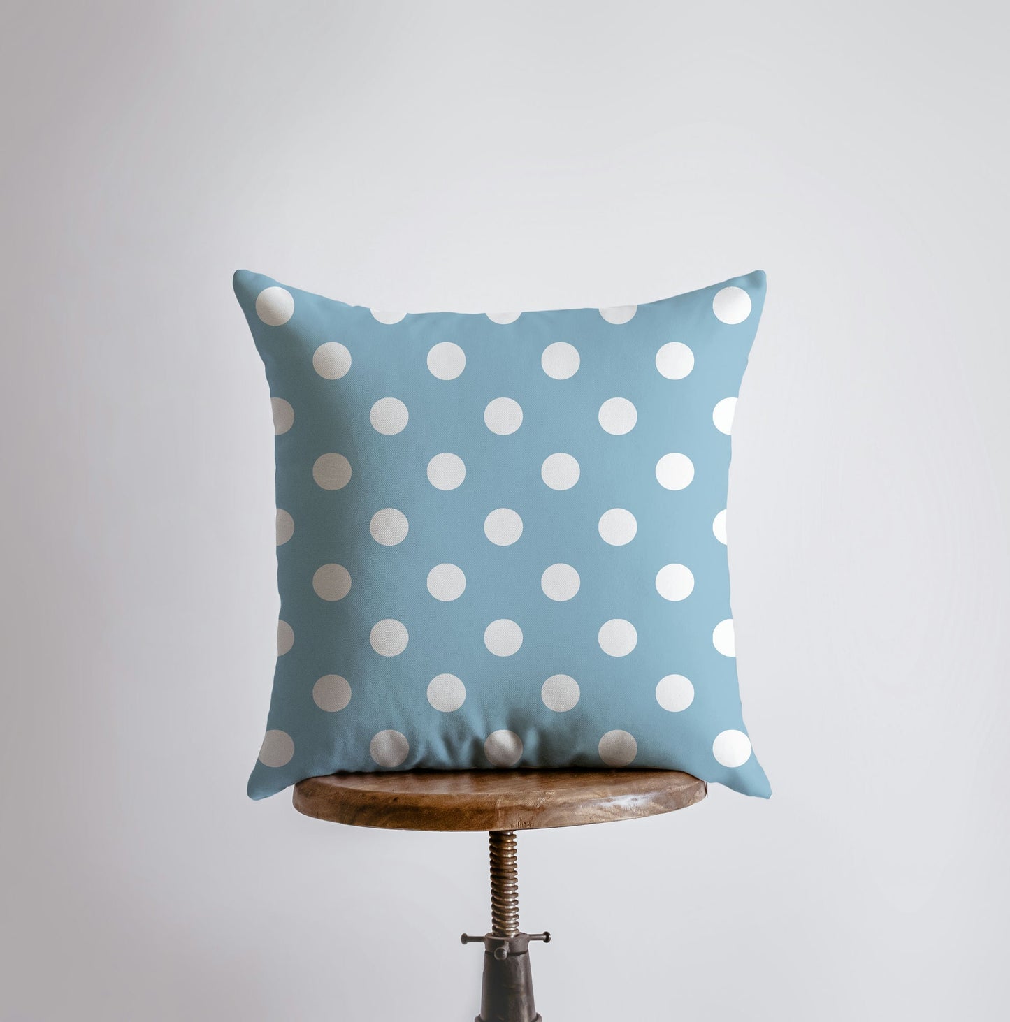 Love Floral Blue Polkadots Pillow Cover | Gospel Pillow | Home Decor |