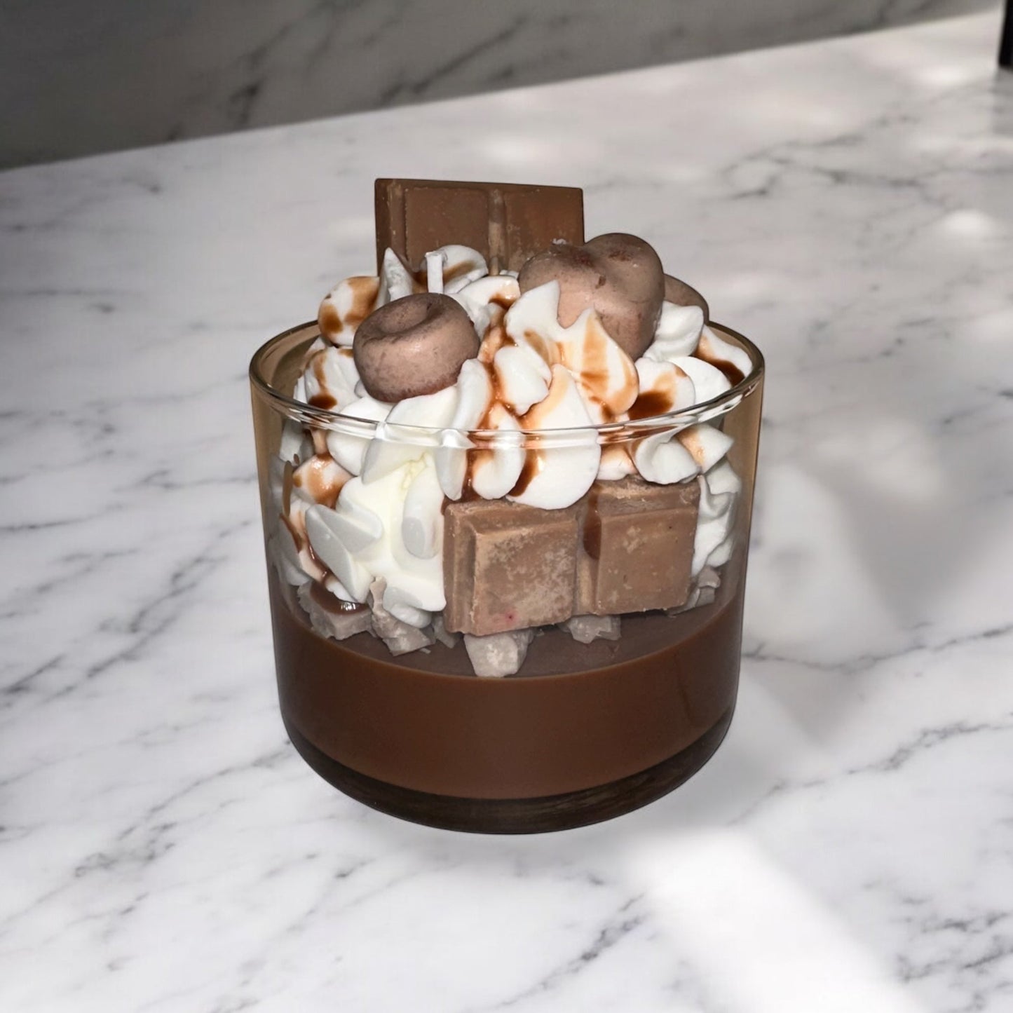 Chocolate Fudge Decorative Candle