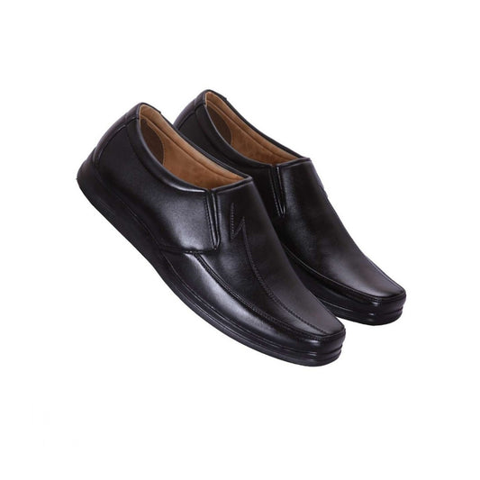 Men Stylish Slip On Solid Formal Shoes (Size-UK-8) (Color-BLACK)