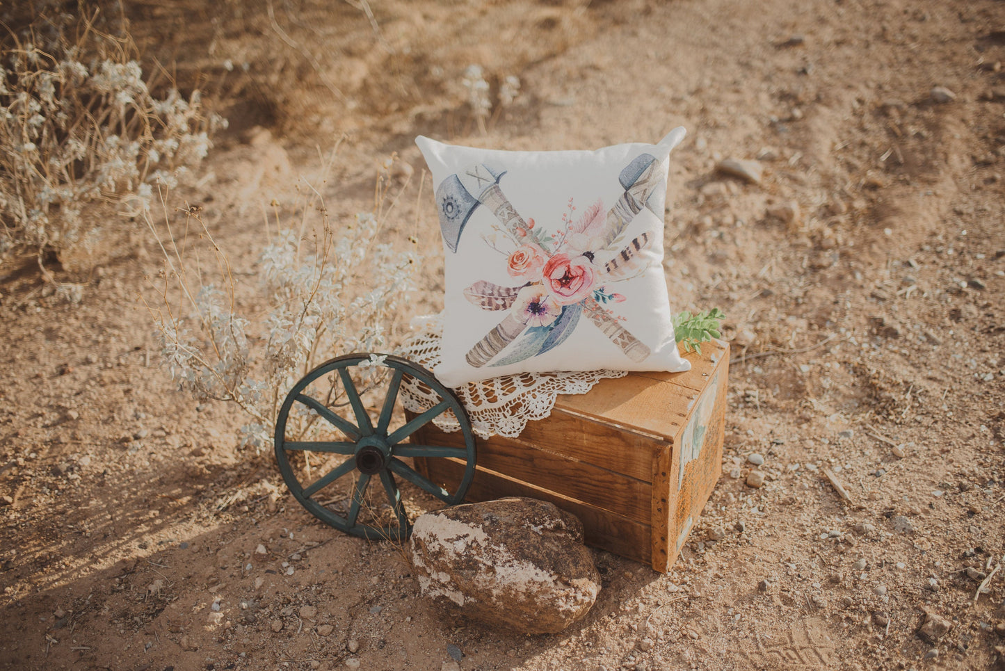 Boho Tomahawk | Pillow Cover | Inspirational Throw Pillows | Gift for
