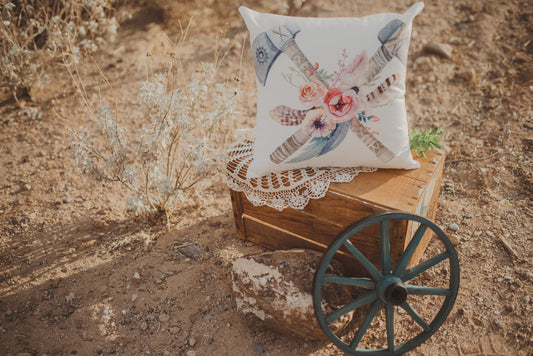Boho Tomahawk | Pillow Cover | Inspirational Throw Pillows | Gift for