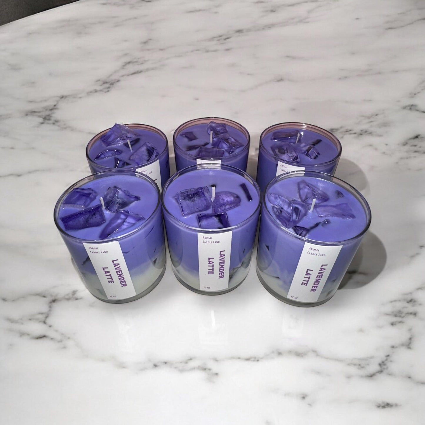 Lavender Latte Candle