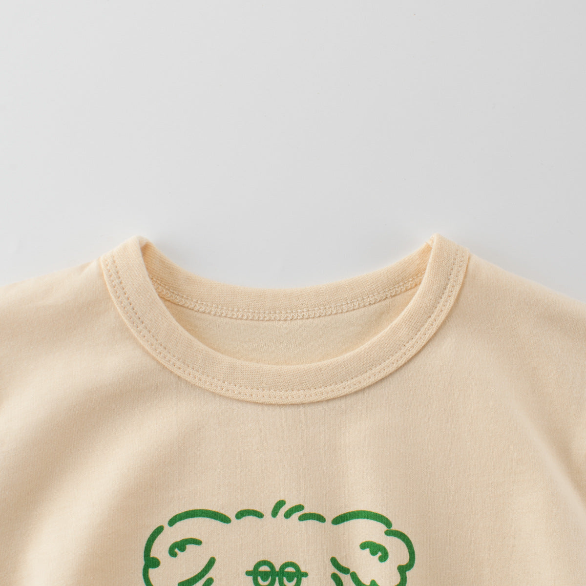 Summer Girls’ Animals Cartoon and Letters Print T-shirt in European